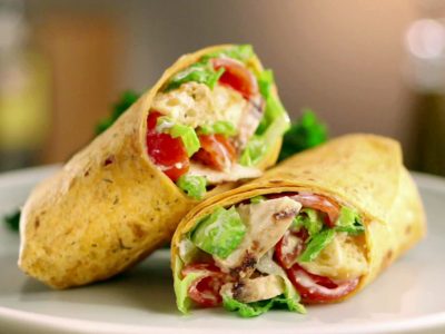 grilled chicken wrap